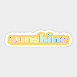 Sunshine Sticker